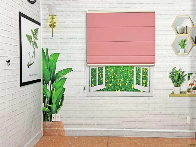 hình-rem-roman-phong-ngu-be-gai-mau-hong