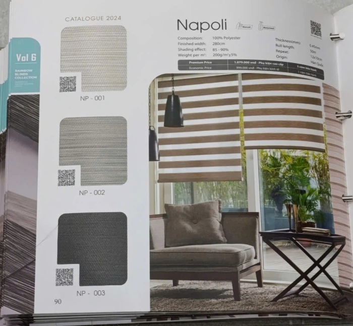 Rèm cầu vồng padora Napoli - Ảnh 8